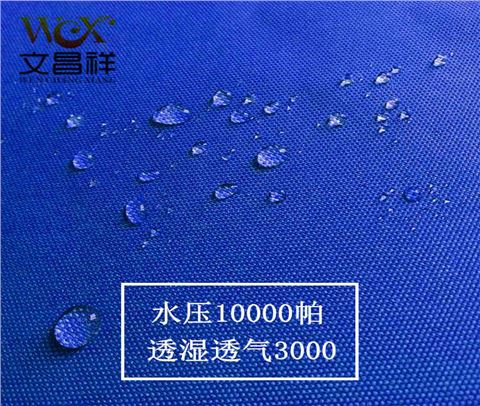 600D牛津布水壓10000帕